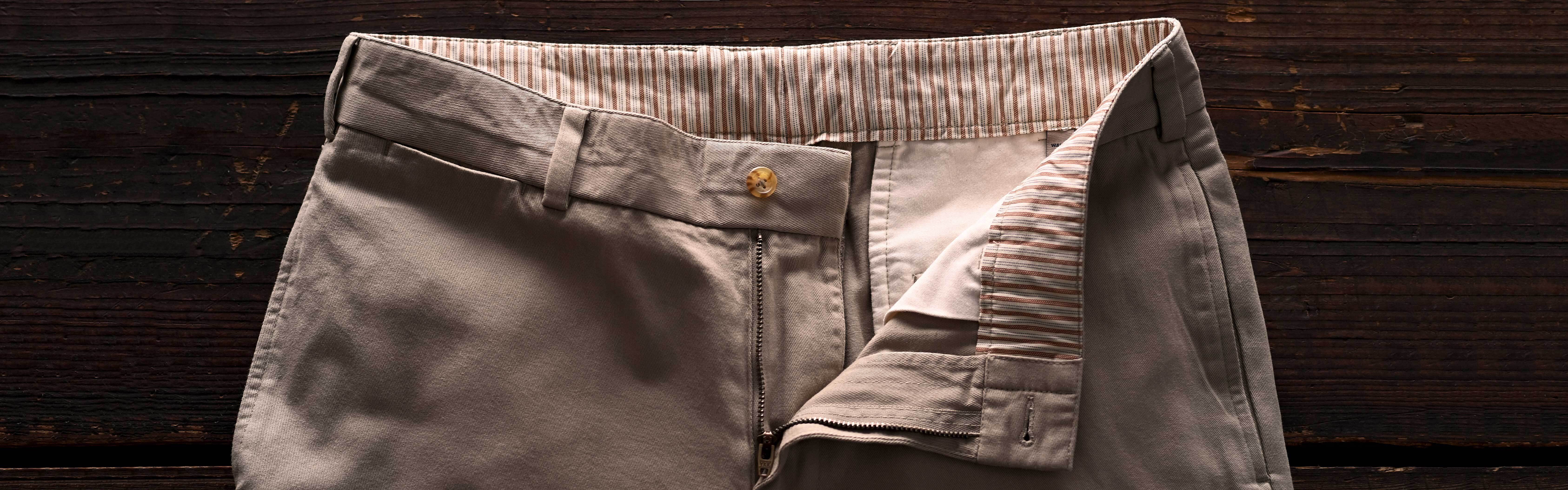 Vintage Twill Khakis & Shorts - Cut & Sewn in USA - Bills Khakis