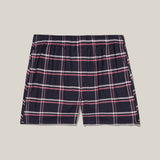 Classic Fit Boxer Navy and Pink Plaid