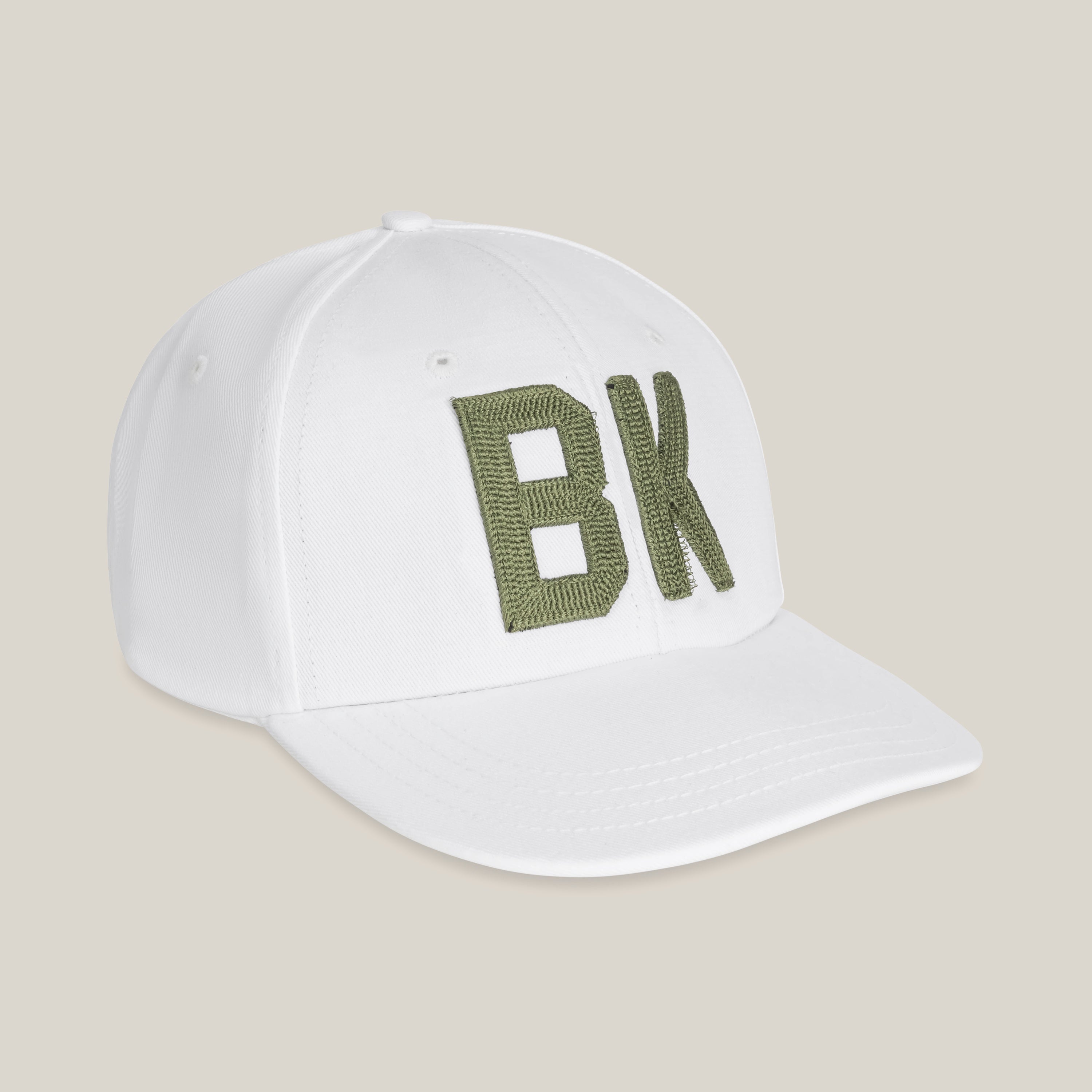 BK Keystone Embroidered Hat - White