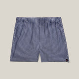 Classic Fit Boxer Navy & White Gingham