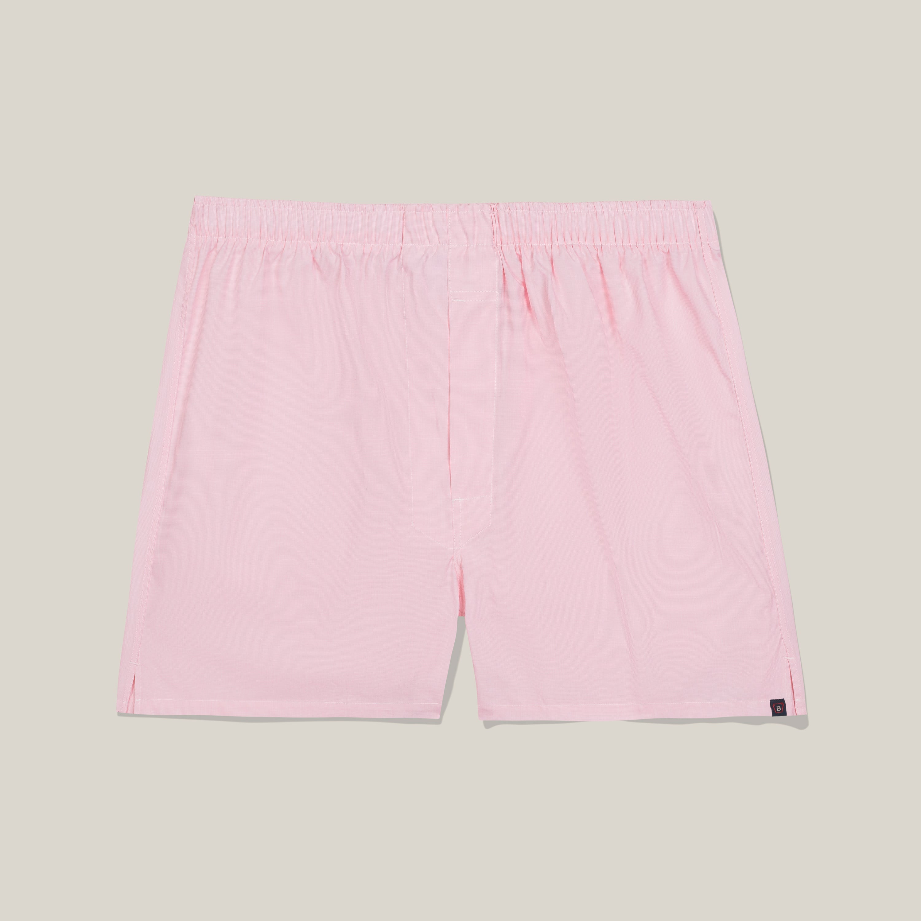 Pink Bengal Stripe Cotton Boxer Shorts