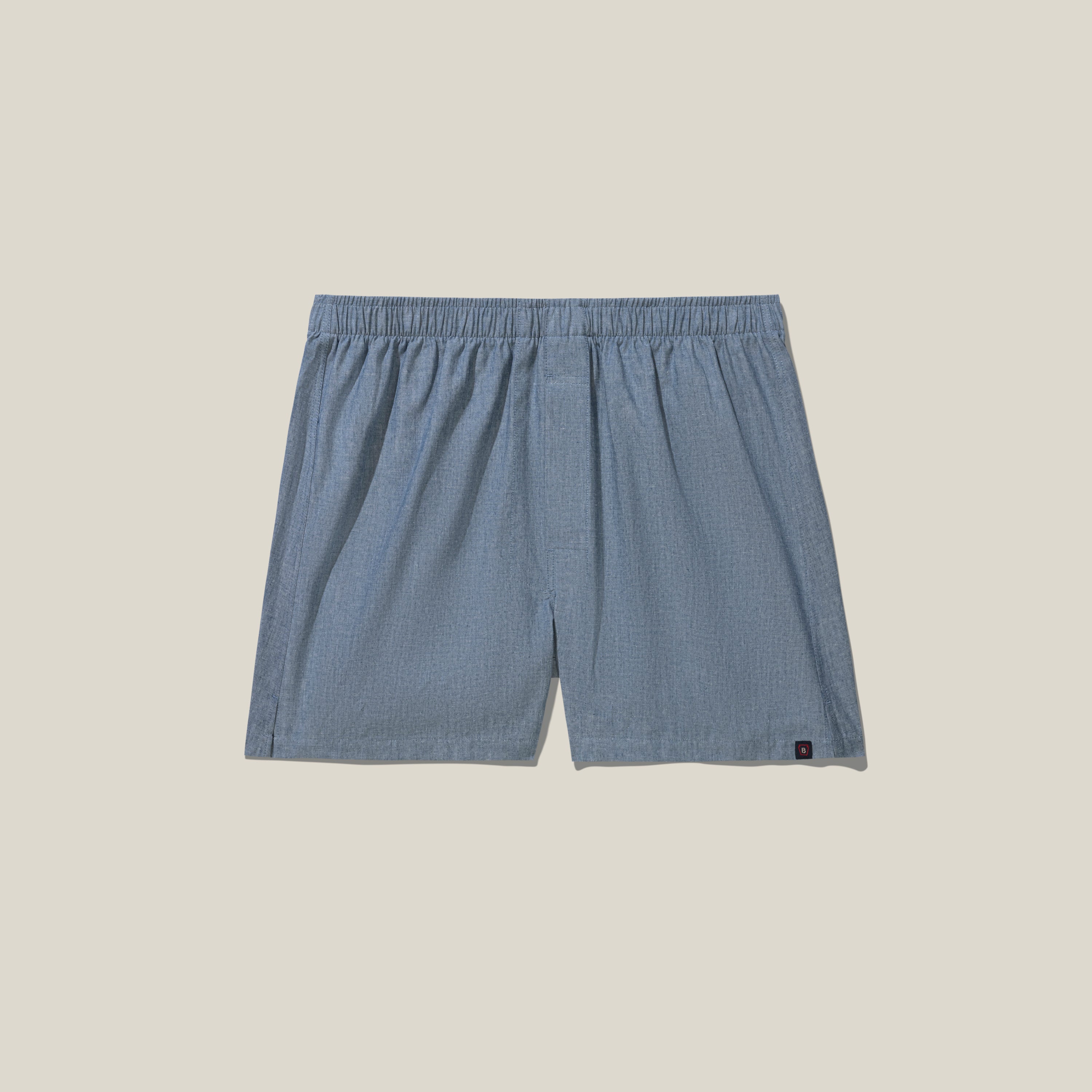 Classic Fit Boxer Chambray Bleach Wash