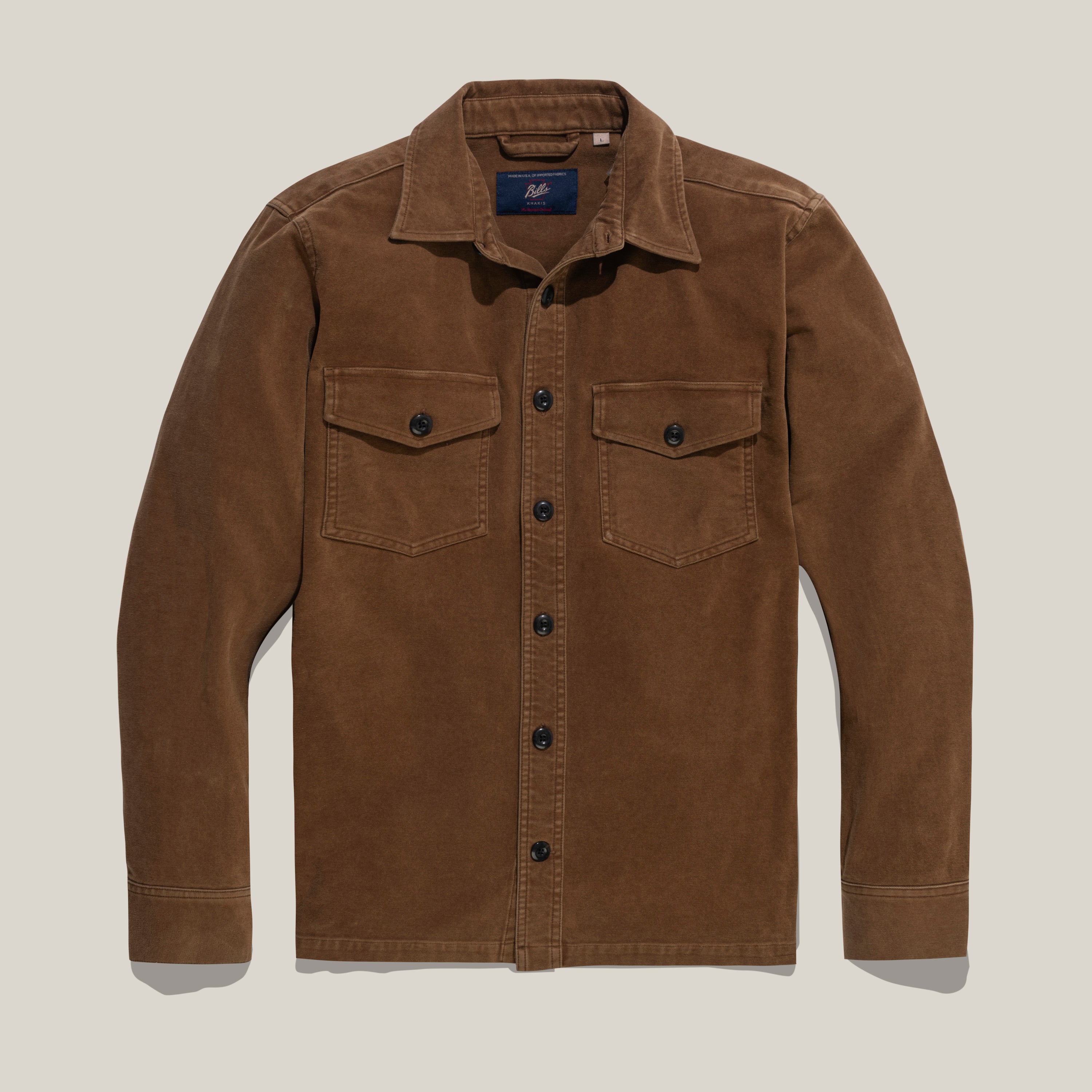 Over Shirt – Weathered Moleskin – Classic Fit