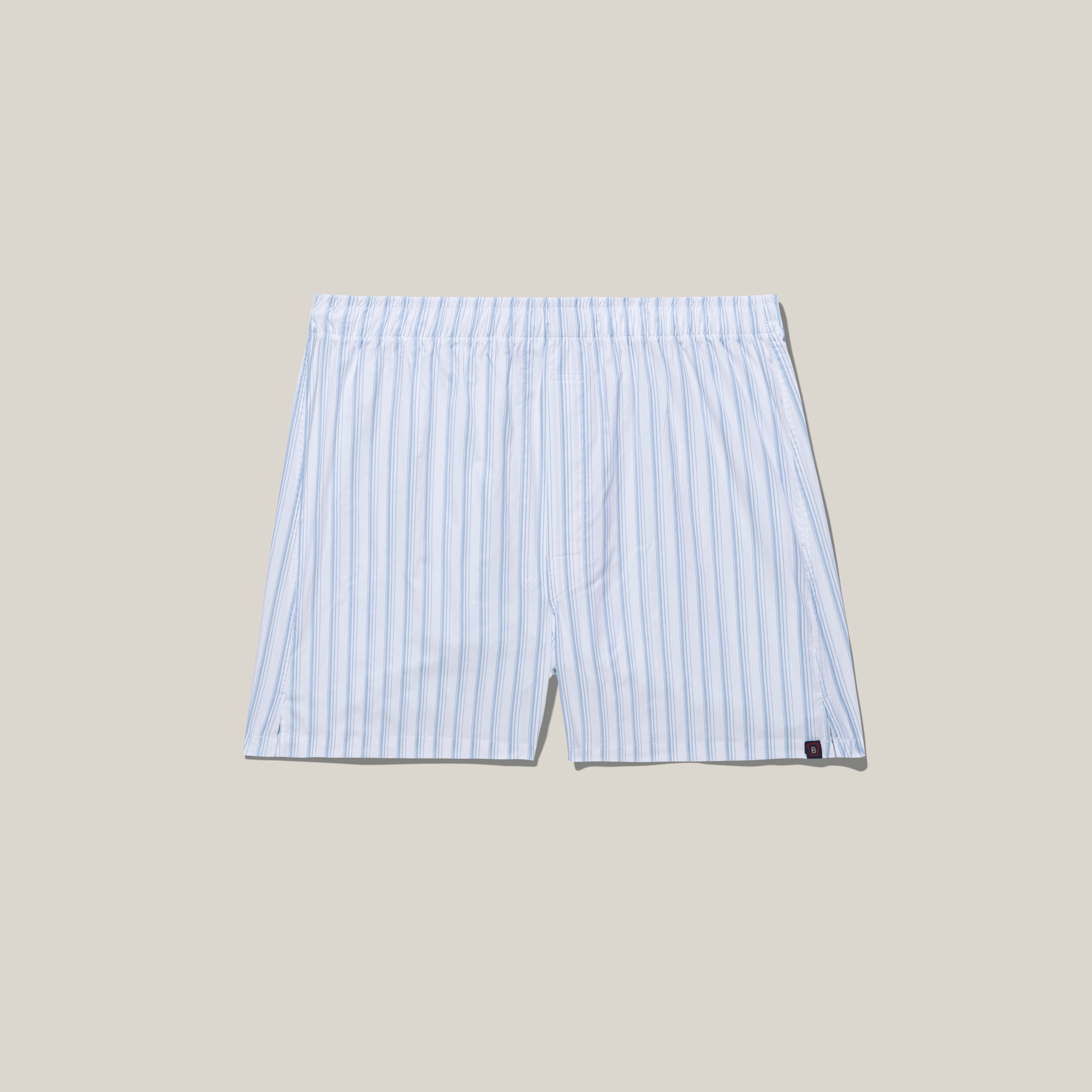 Classic Fit Boxer Light Blue Regimental Stripe