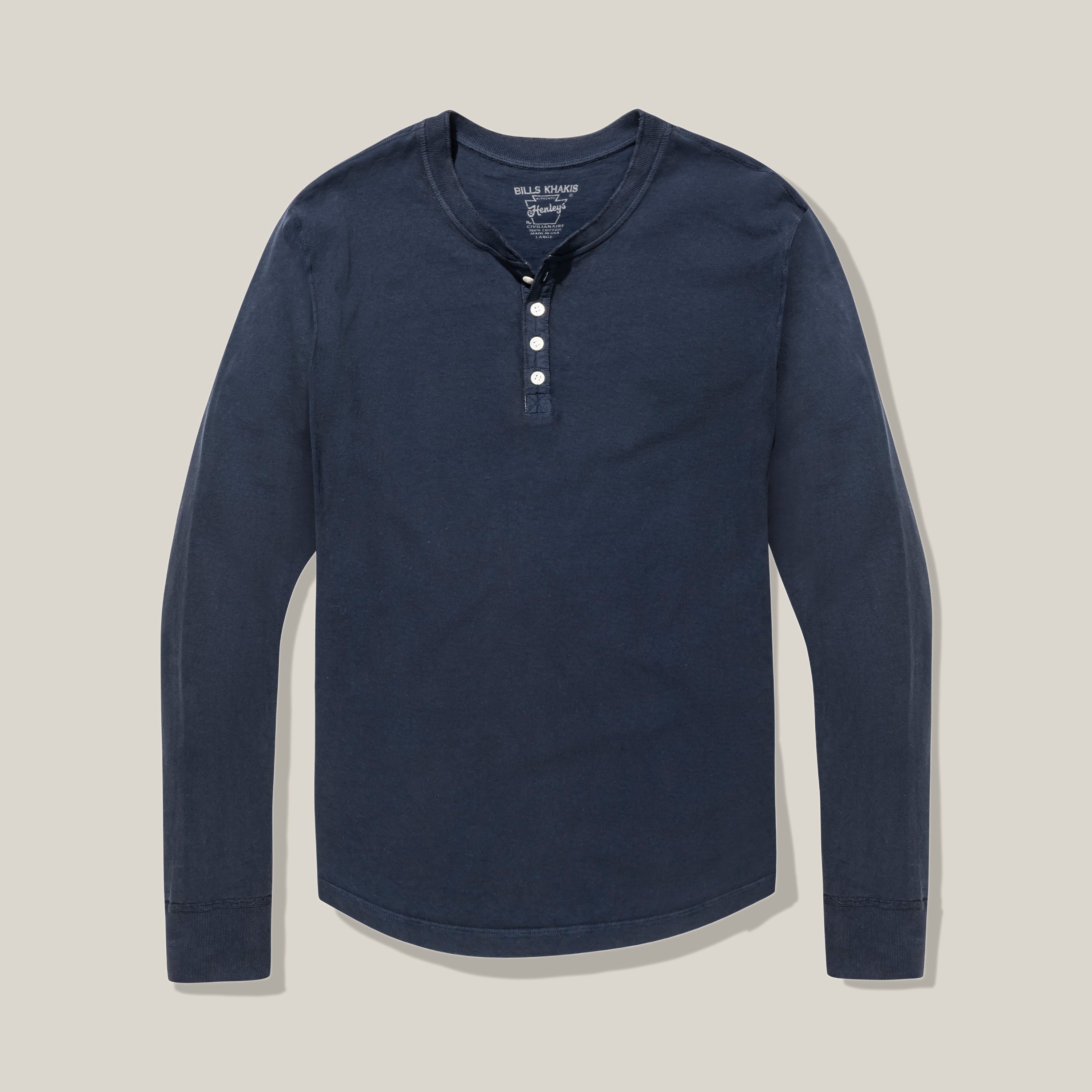 Classic Fit Long Sleeve Henley