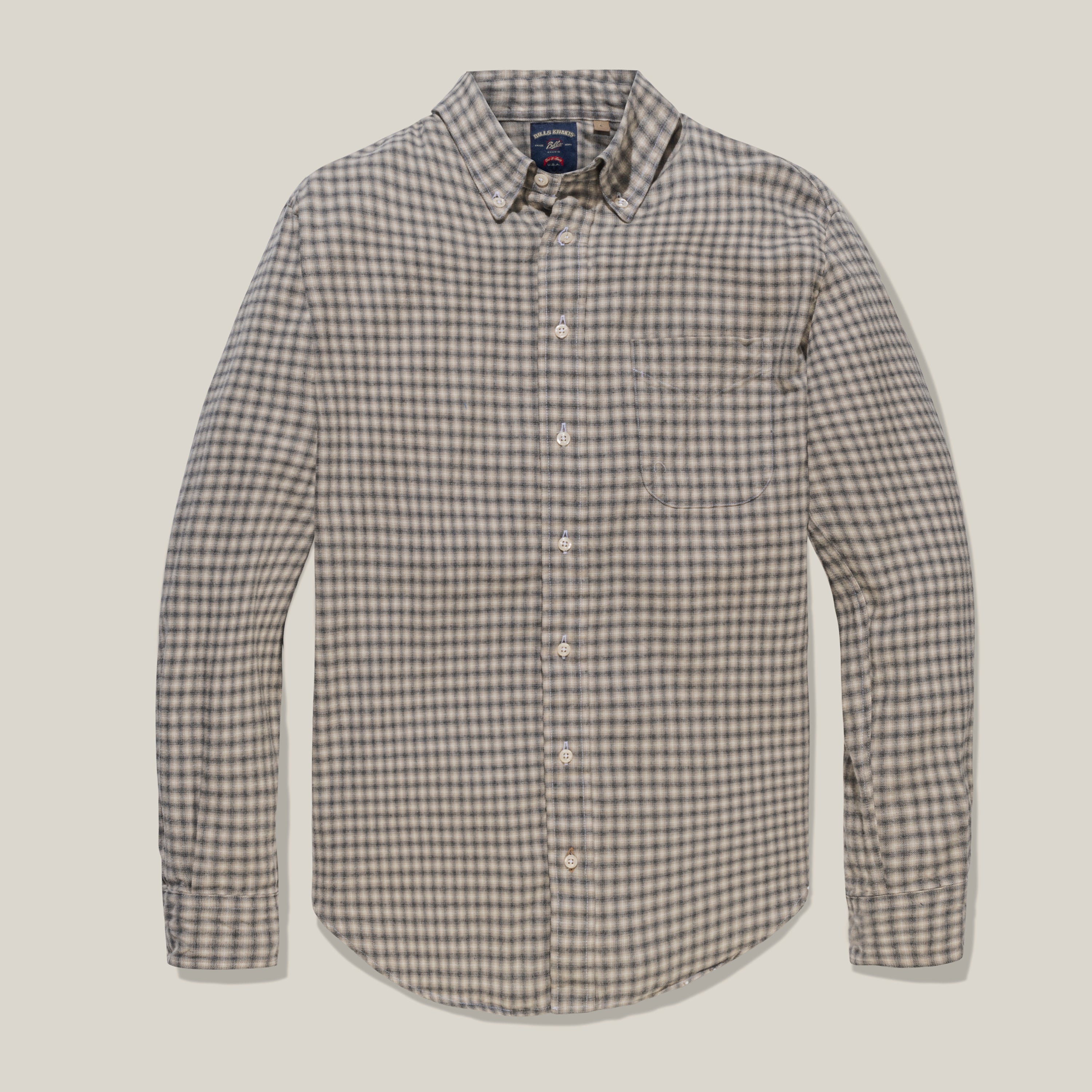 Double Brushed Flannel – Standard Fit – Ombre Flannel Check