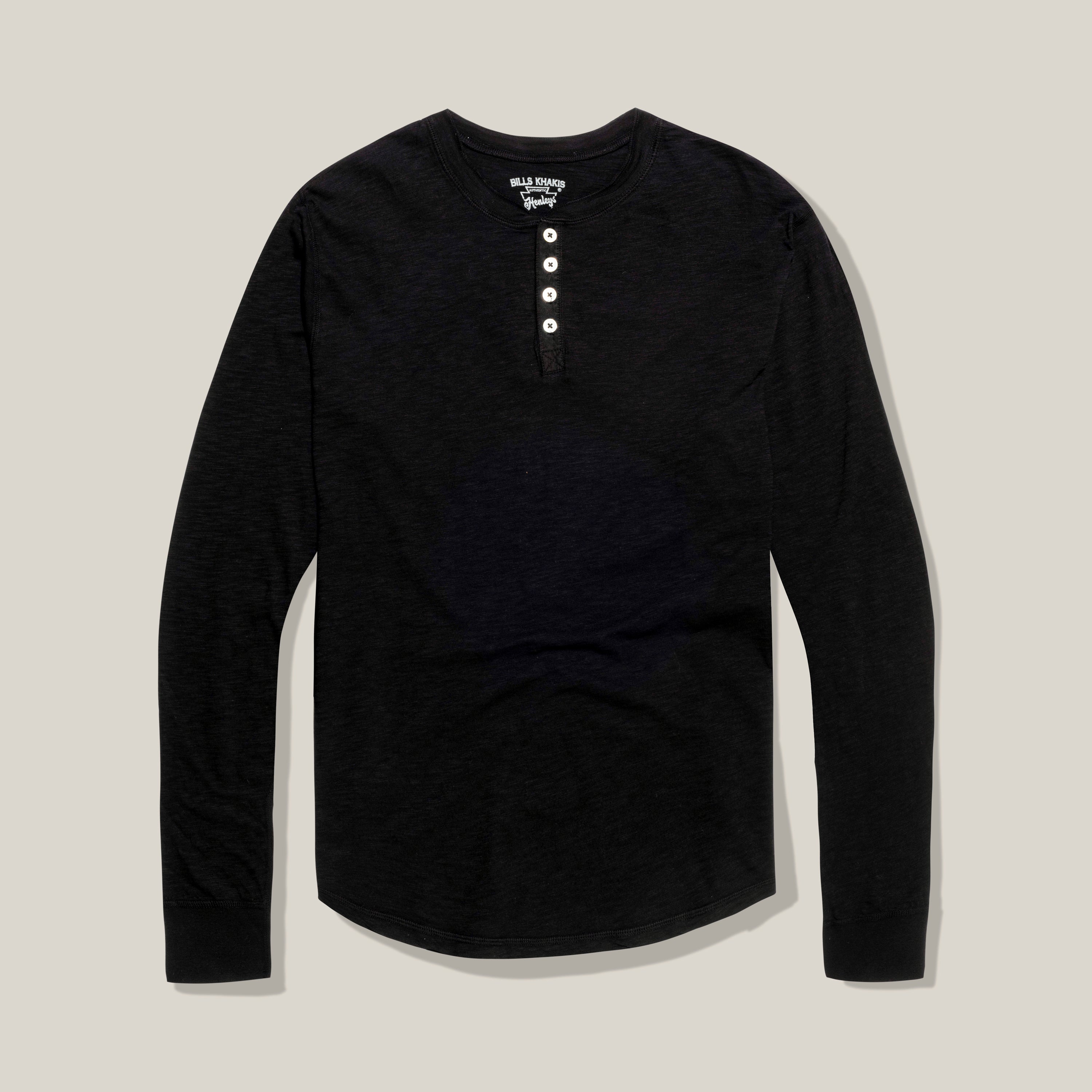 Lightweight Slub Cotton Henley
