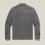 Overshirt – Classic Fit – Moleskin Délavé