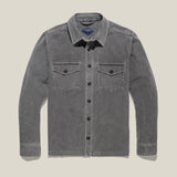 Overshirt – Classic Fit – Moleskin Délavé