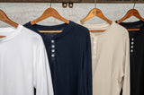 Lightweight Slub Cotton Henley