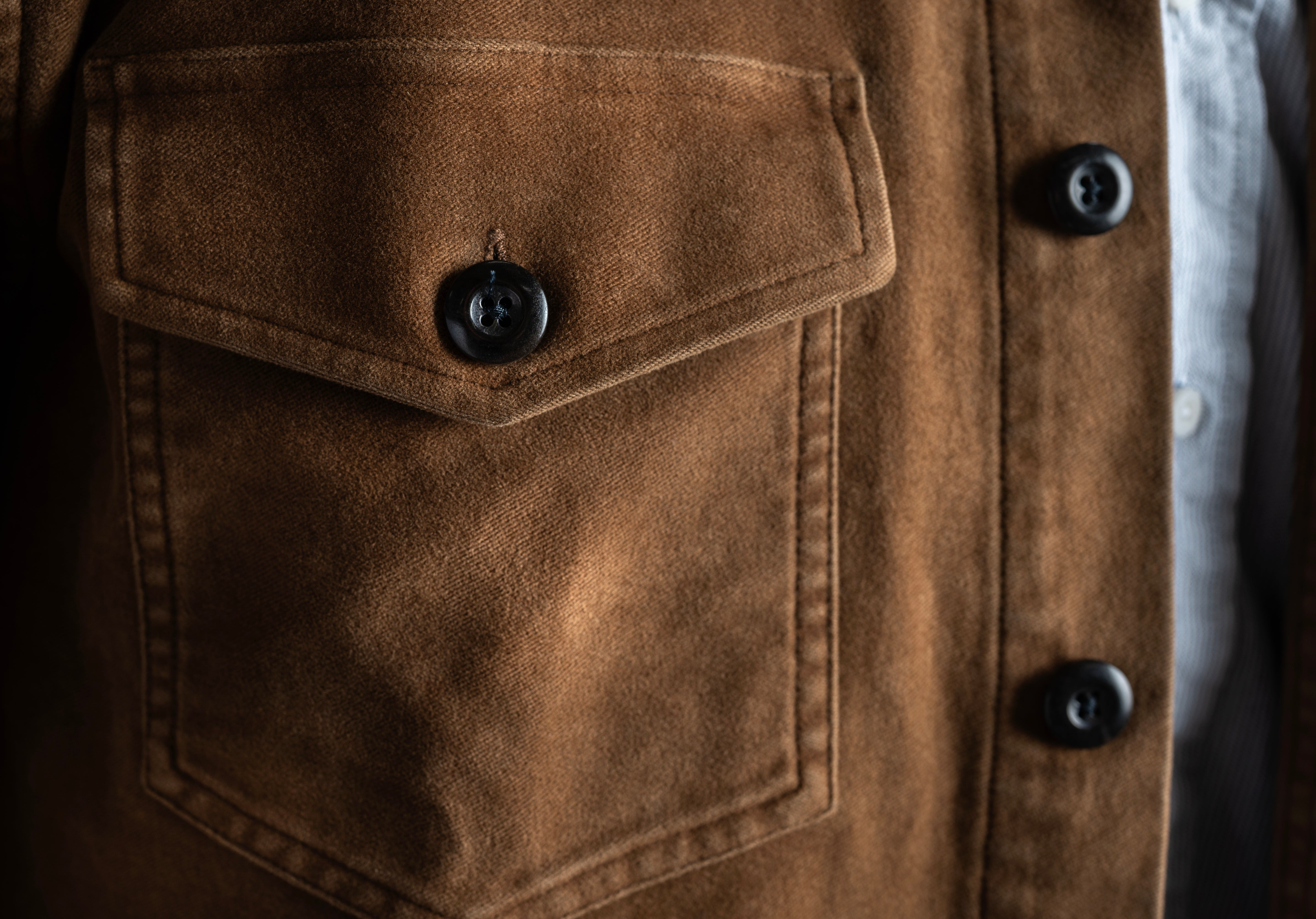 Over Shirt – Weathered Moleskin – Classic Fit
