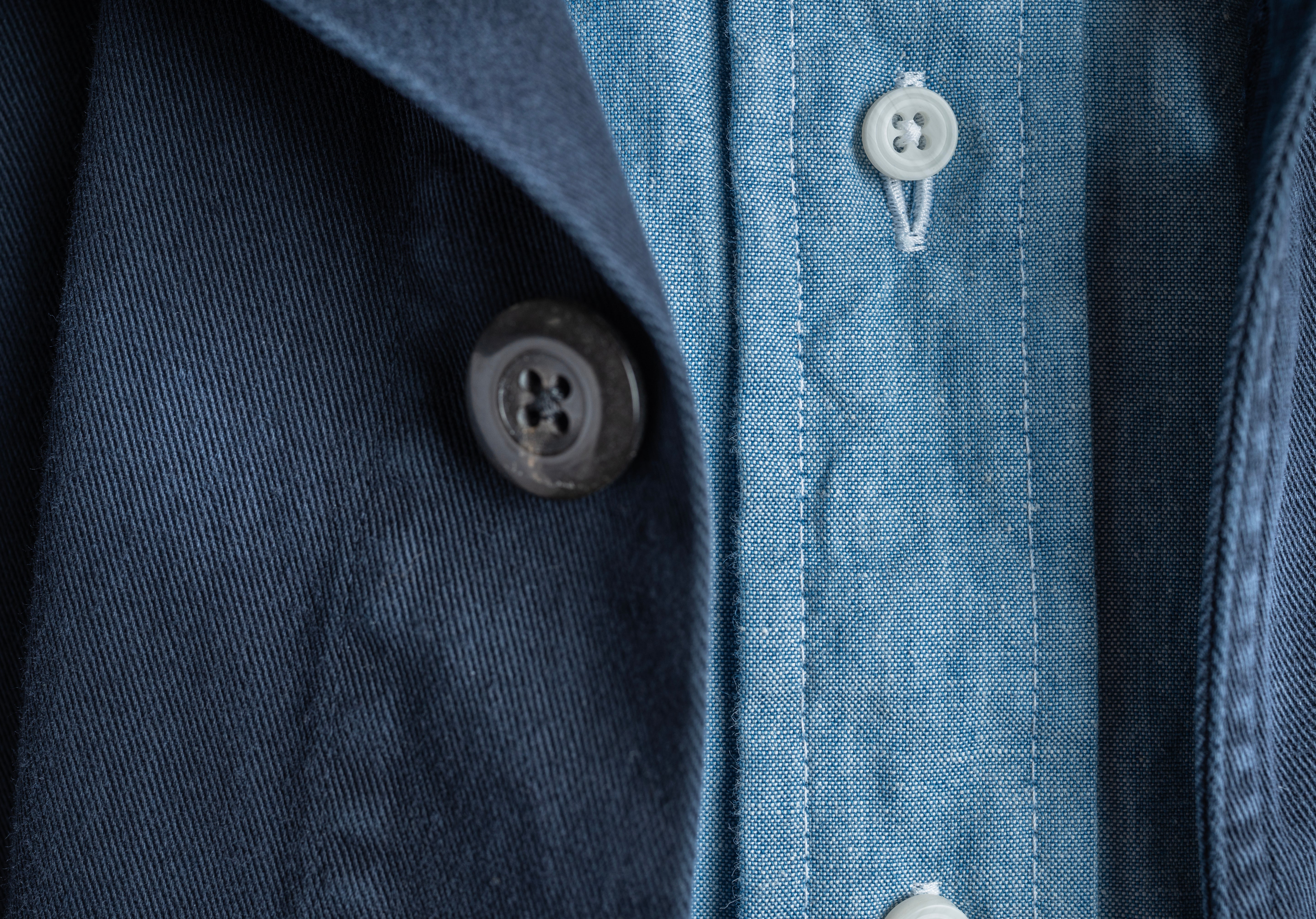 Standard Fit Bleached Chambray Shirt