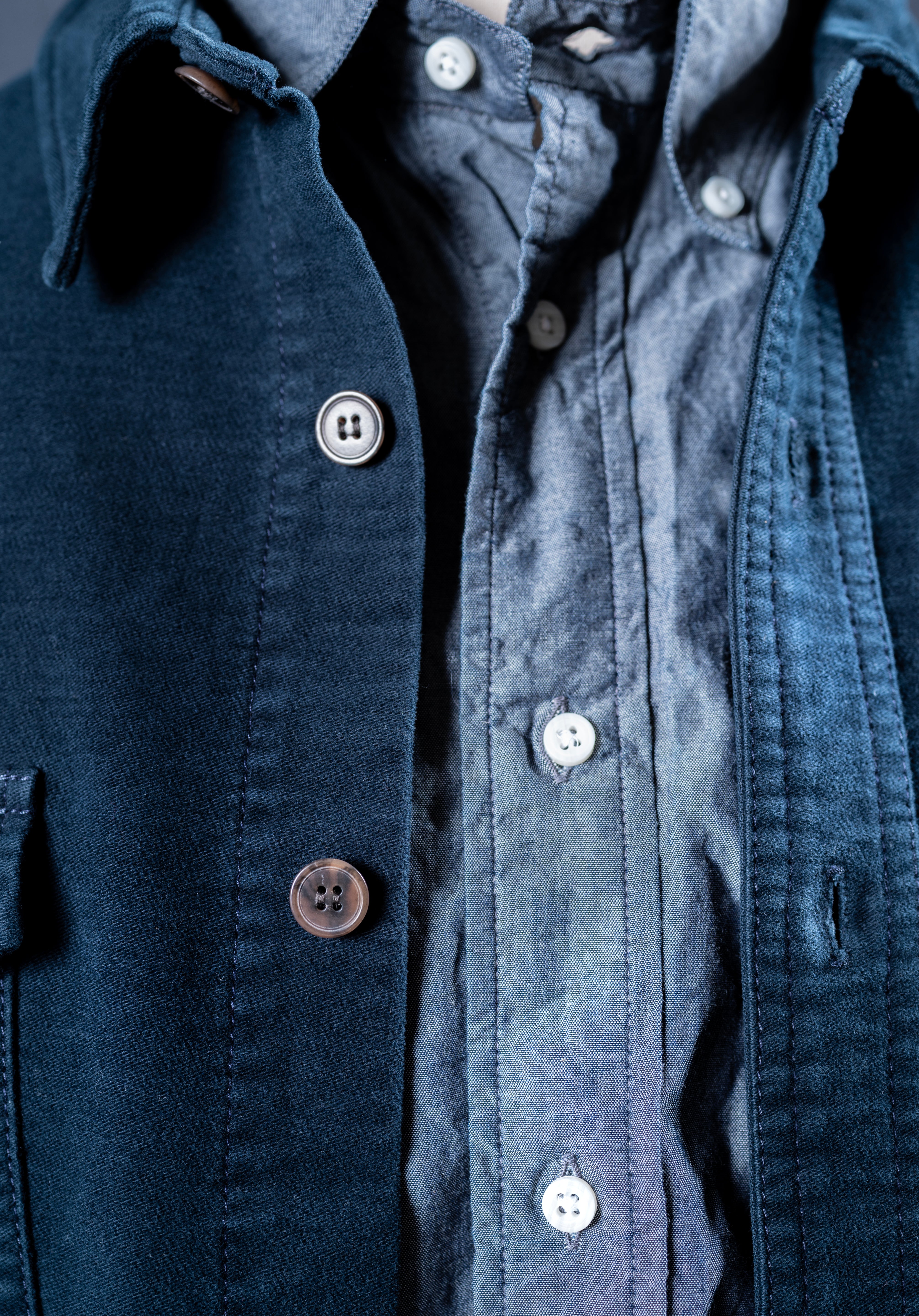 Standard Fit Chambray Denim Shirt