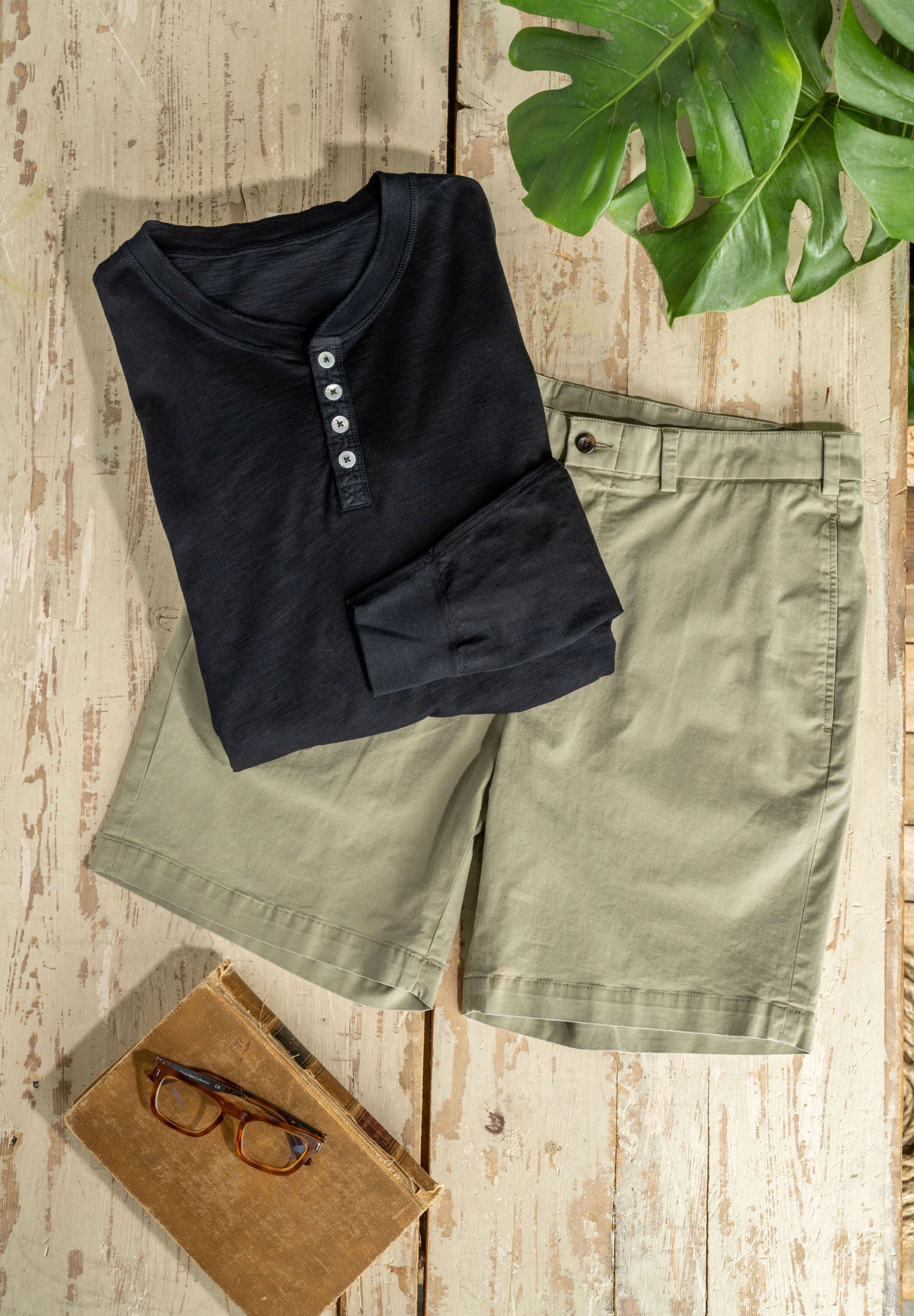 Lightweight Slub Cotton Henley