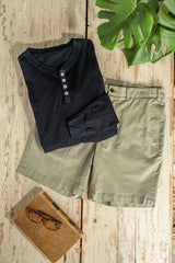 Lightweight Slub Cotton Henley