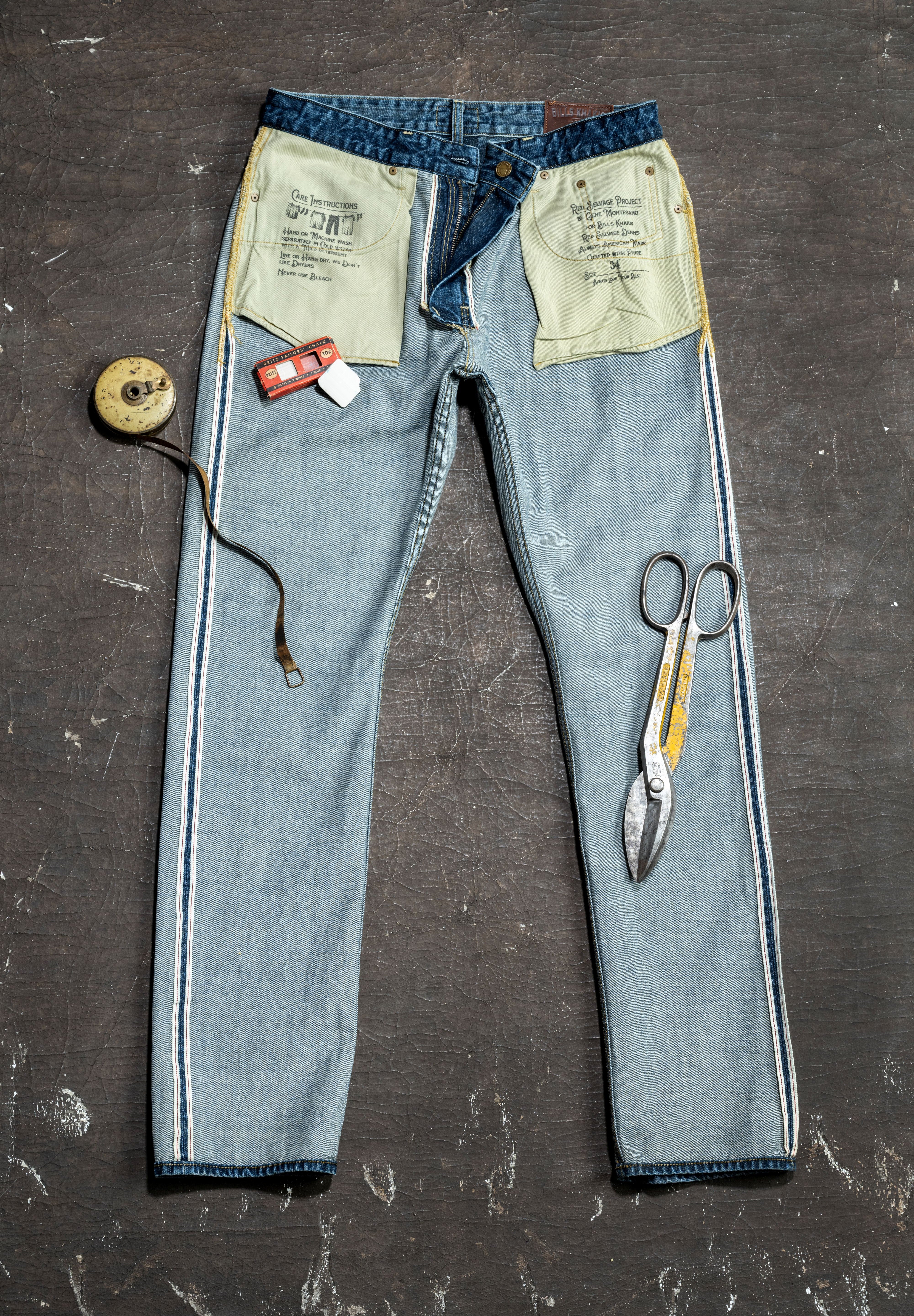 Small Batch - Red Selvage Denim - Straight Fit