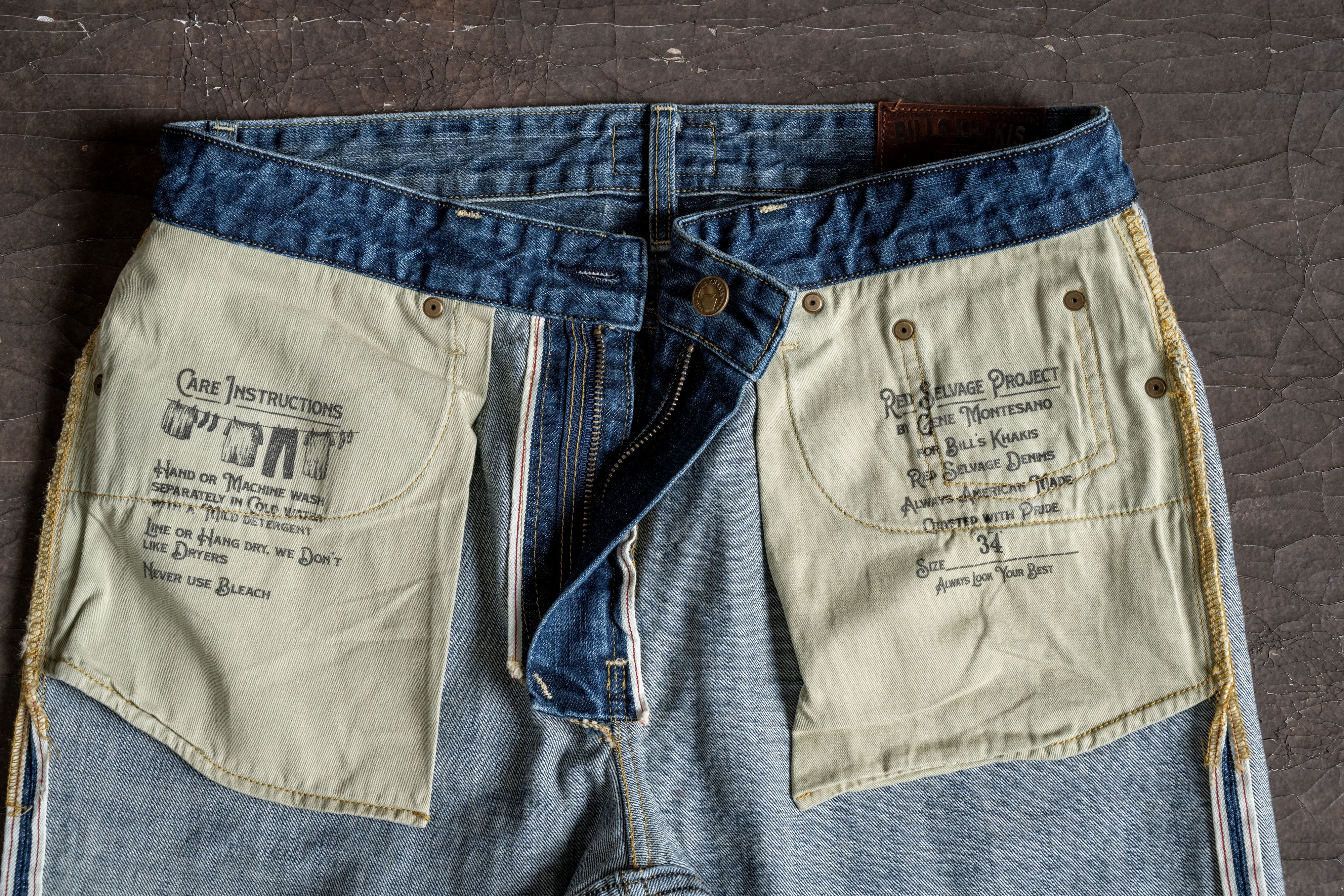 Small Batch - Red Selvage Denim - Straight Fit