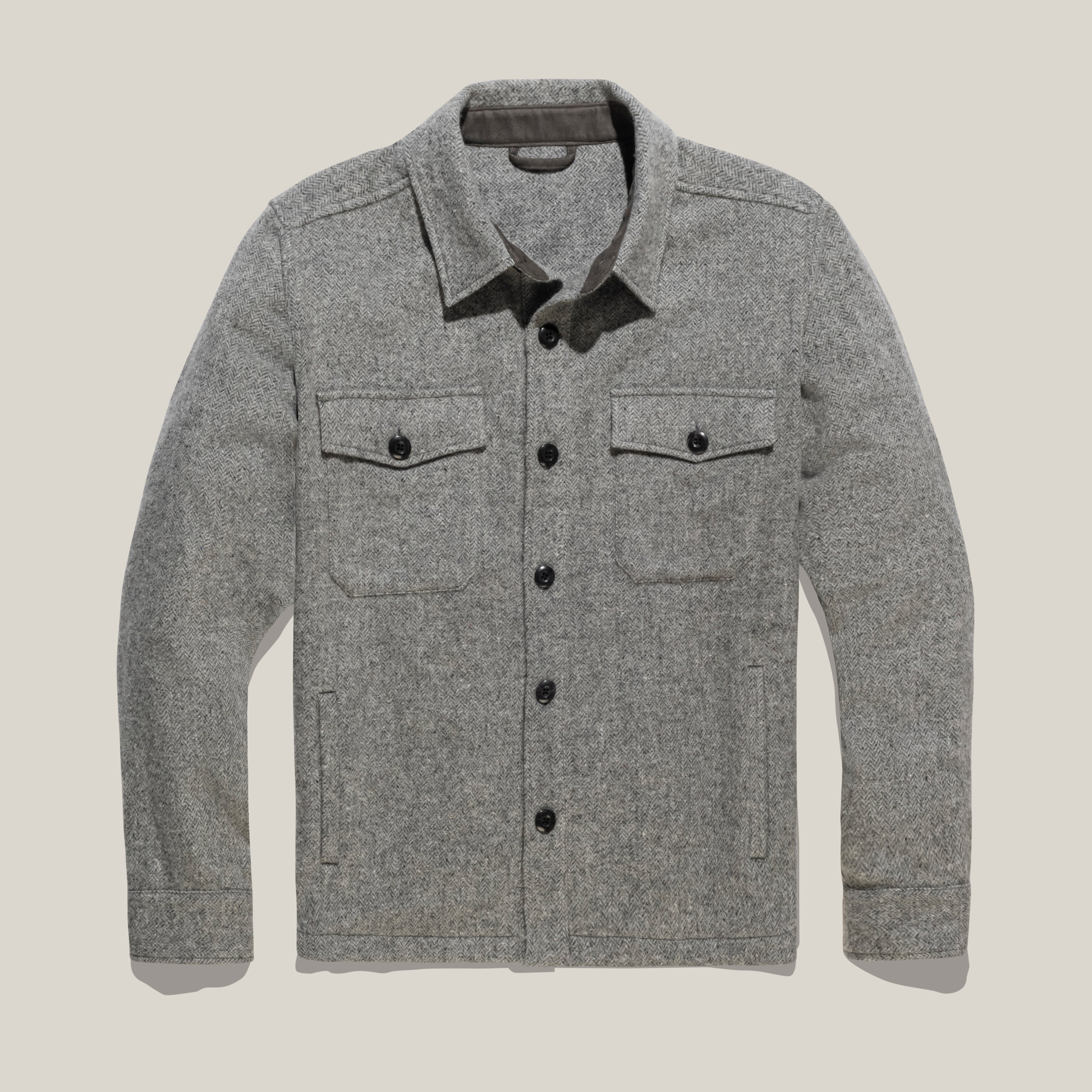 Wool Herringbone - Classic Fit - Shirt Jacket
