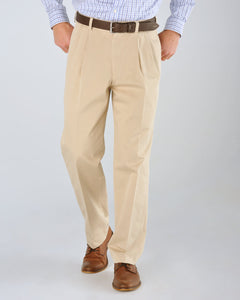M2P - Classic Fit Pleated - Chamois Cloth Camel