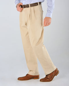 M2P - Classic Fit Pleated - Chamois Cloth Camel